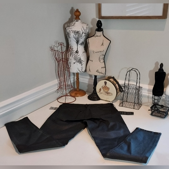 Mavi Jeans Black Coated Alexa Ankle Mid Rise Skinny Pants NWT - Picture 4 of 10